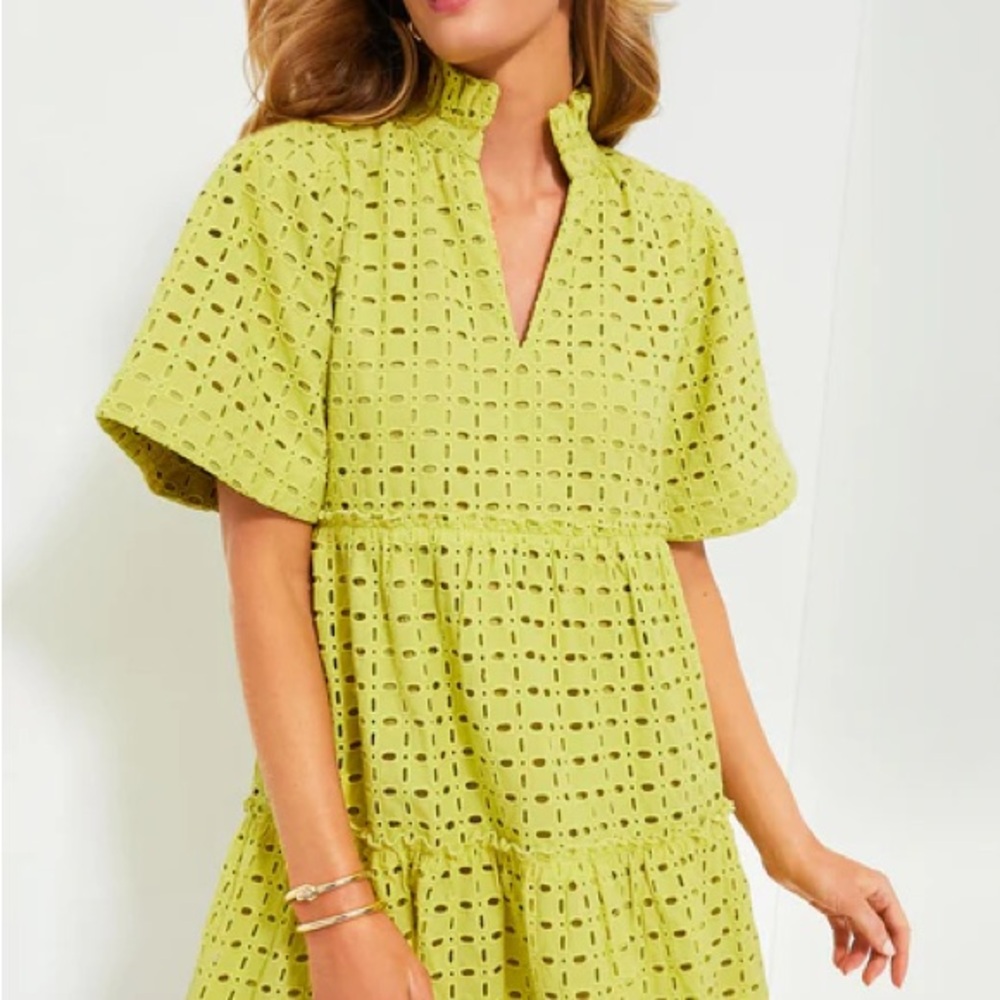 NWOT Lemongrass Crawford Eyelet Dress